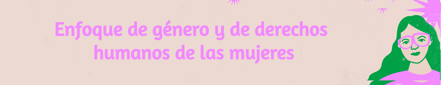 Enfoque de género y de derechos humanos de las mujeres